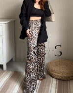 Leopar Desenli Pantolon